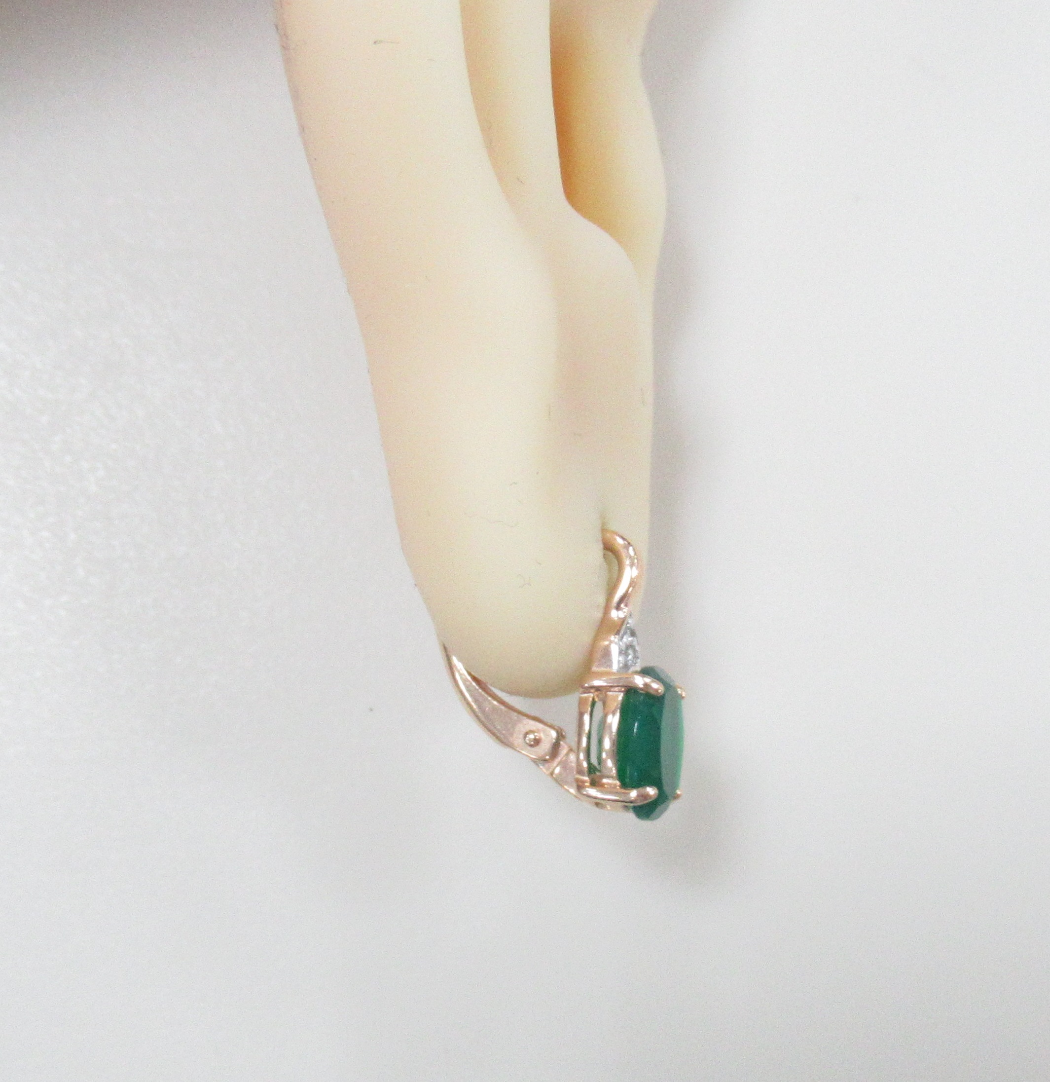 Серебряные серьги с агатами